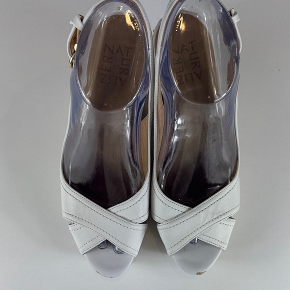 Naturalizer Zander Leather Wedge Platform Sandals - Picture 6 of 10